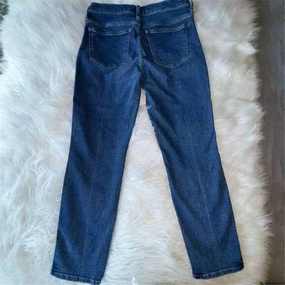 J.Crew Women's Vintage Slim Straight Blue Jeans Size 28 Re-Imagined Denim - Picture 3 of 11